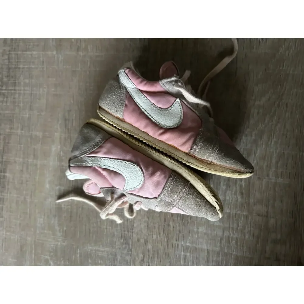 Vintage Nike Baby Toddlers Sneakers Pink White Shoes 6.5 Cortez 850507 80s - Picture 5 of 15